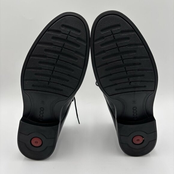 Ecco City Tray Chukka Boot Black Men’s Size 12-12.5 EU 47 Leather Lace Up - Picture 5 of 8